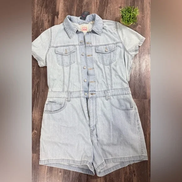 Levi's® Women's Type 3 Romper - Forgotten Dream - Picture 1 of 3
